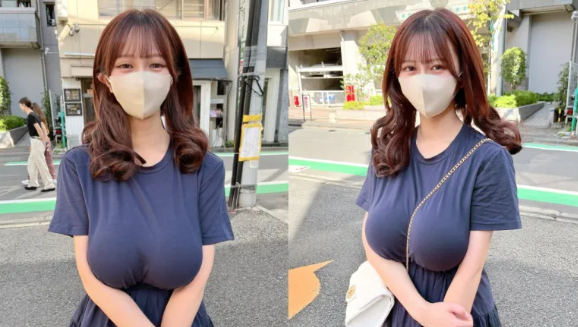 口罩美女(七武ななみ)因胸前太大隐藏美好而爆红-乐忧记